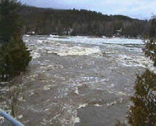 From the bridge Hwy 323 Brebeuf